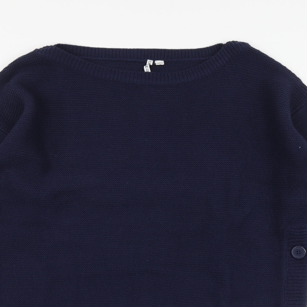 Womens UK Size 12 Capsule Blue Pullover Jumper