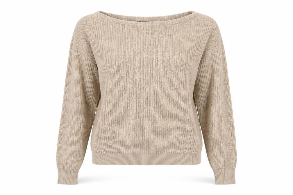 Womens UK Size S Missguided Beige Pullover Jumper
