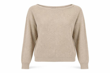 Womens UK Size S Missguided Beige Pullover Jumper