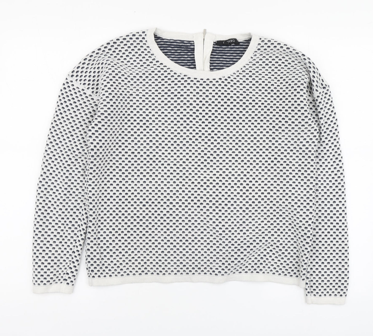 Womens UK Size L Esmara White Pullover Jumper