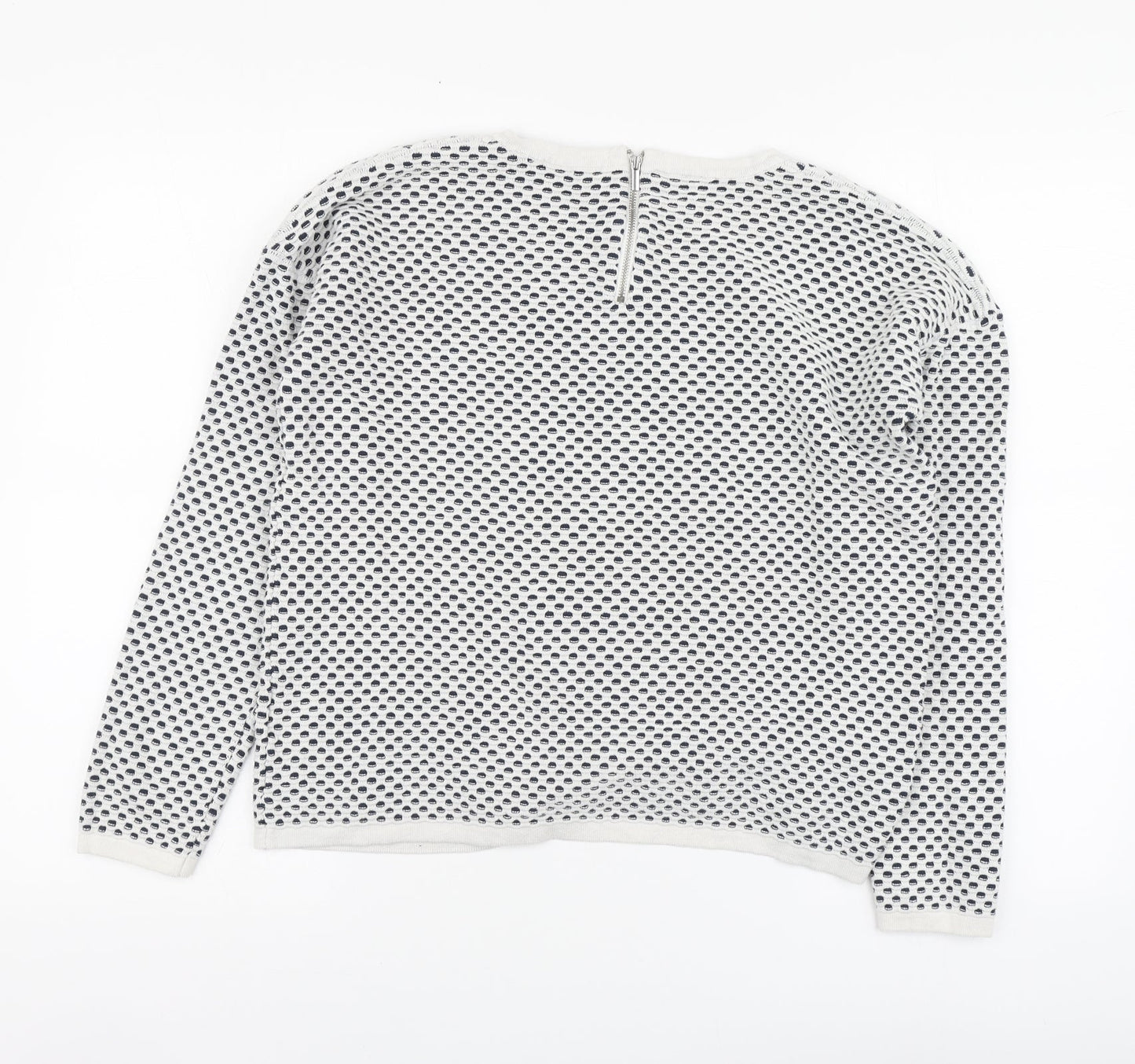 Womens UK Size L Esmara White Pullover Jumper