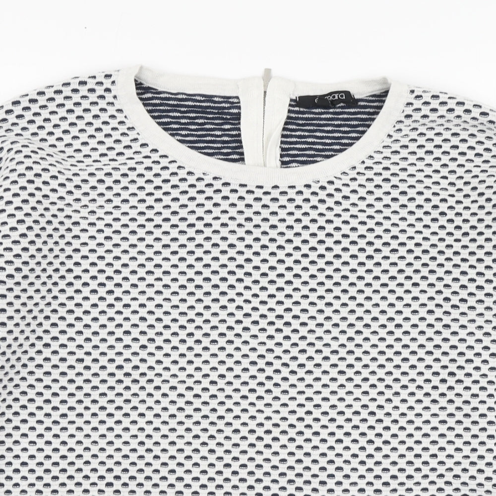 Womens UK Size L Esmara White Pullover Jumper