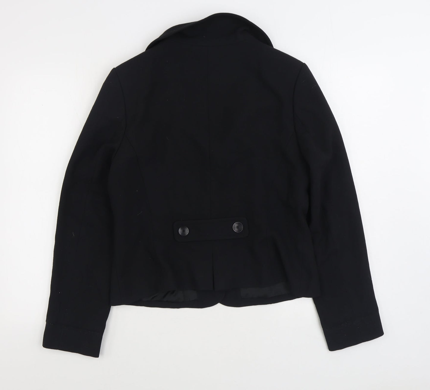 Laura Brook Womens Black Jacket Blazer Size M Button