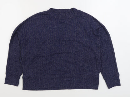 Womens UK Size 12 Marks and Spencer Blue Pullover Sweatshirt