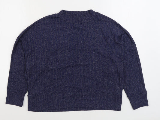 Womens UK Size 12 Marks and Spencer Blue Pullover Sweatshirt