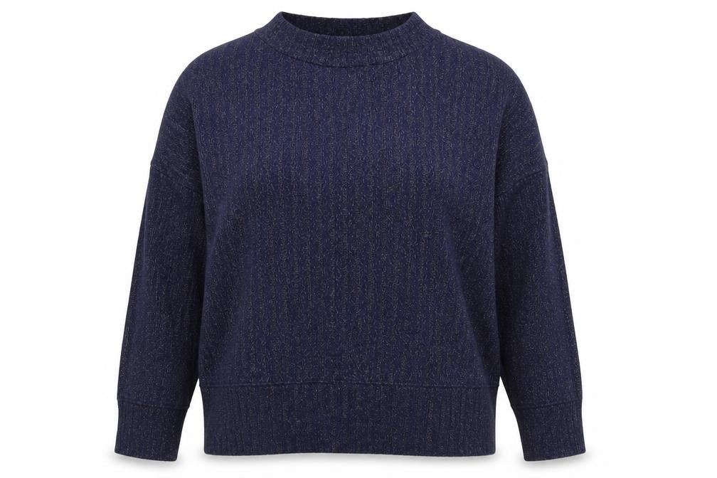 Womens UK Size 12 Marks and Spencer Blue Pullover Sweatshirt