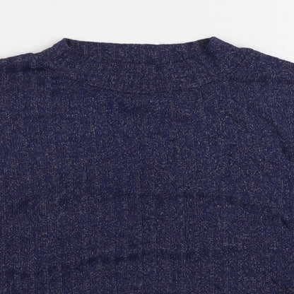 Womens UK Size 12 Marks and Spencer Blue Pullover Sweatshirt