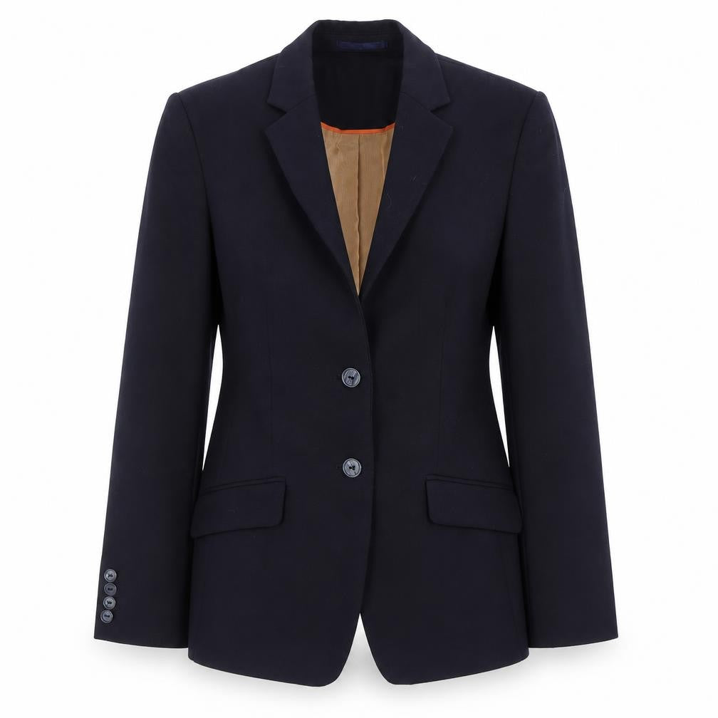 Brook Taverner Womens Blue Jacket Blazer Size 10 Button