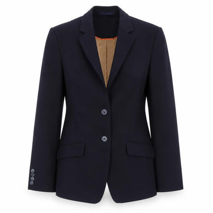 Brook Taverner Womens Blue Jacket Blazer Size 10 Button