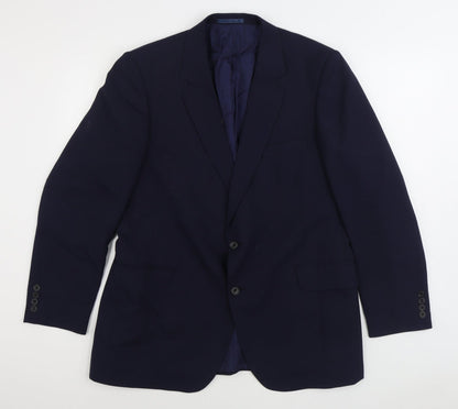 Mens UK Size 44 Preworn Regular Blue Suit Jacket