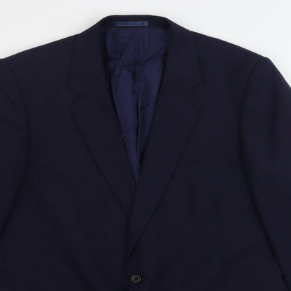 Mens UK Size 44 Preworn Regular Blue Suit Jacket