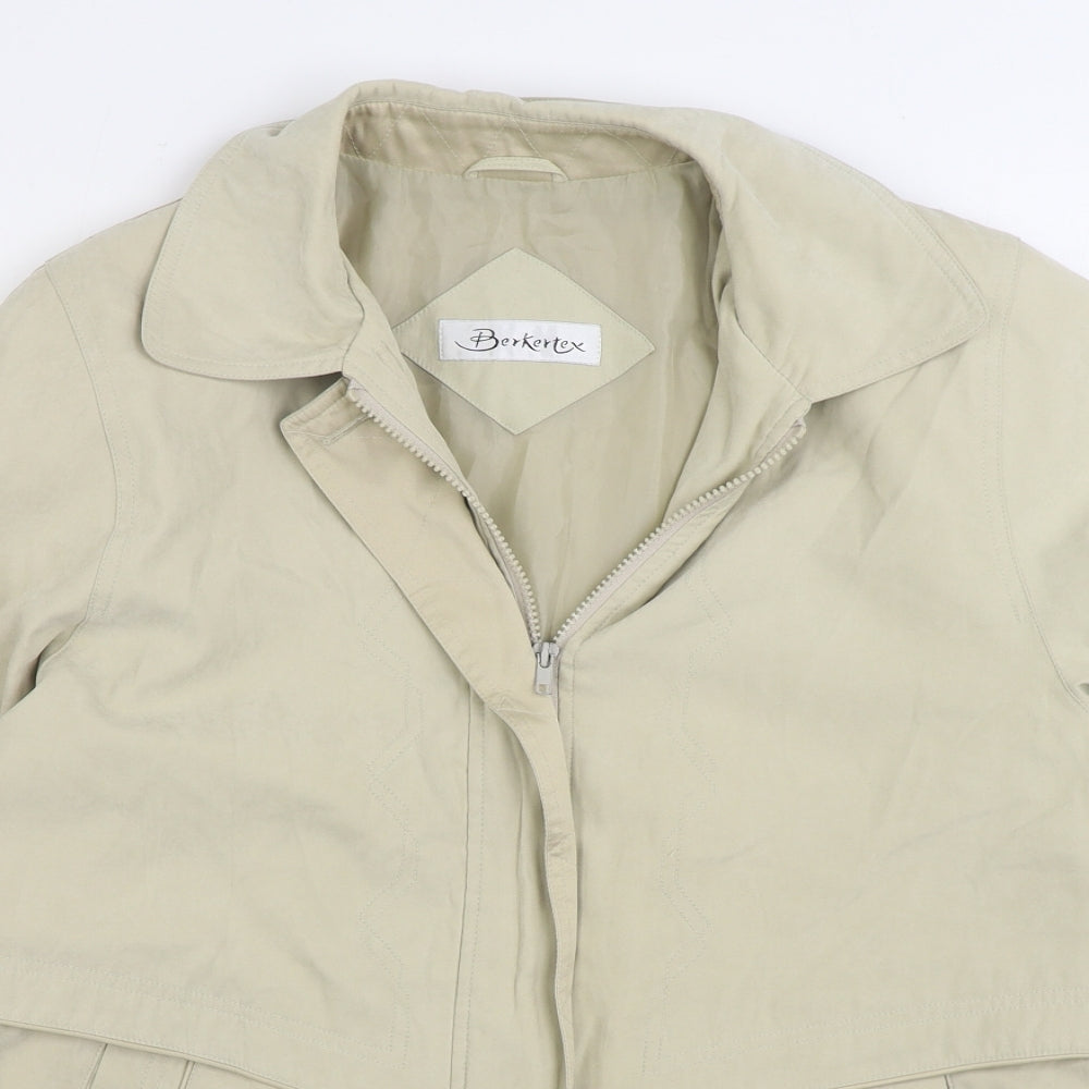 Womens UK Size 10 Berkertex Beige Jacket