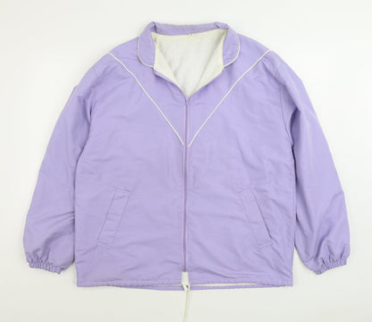 Womens UK Size L Preworn Purple Jacket