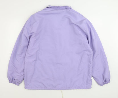 Womens UK Size L Preworn Purple Jacket