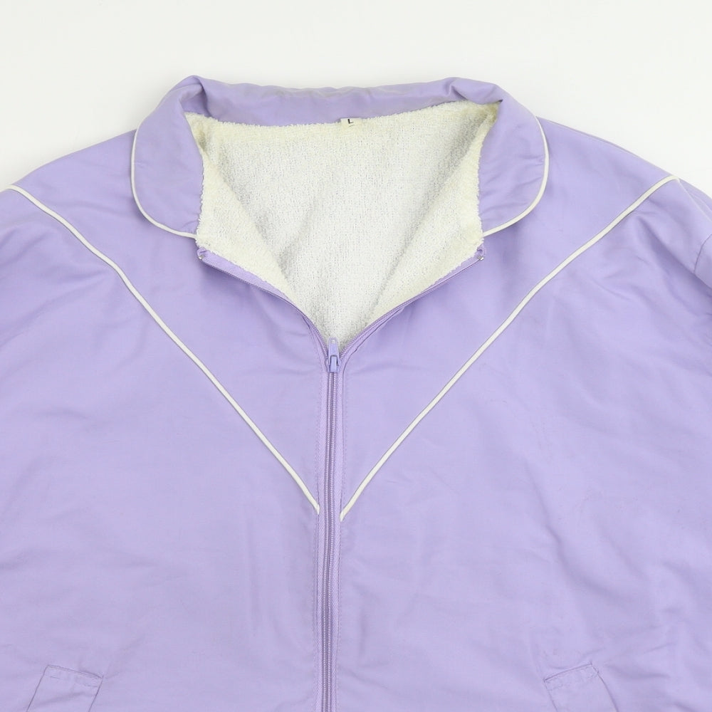 Womens UK Size L Preworn Purple Jacket