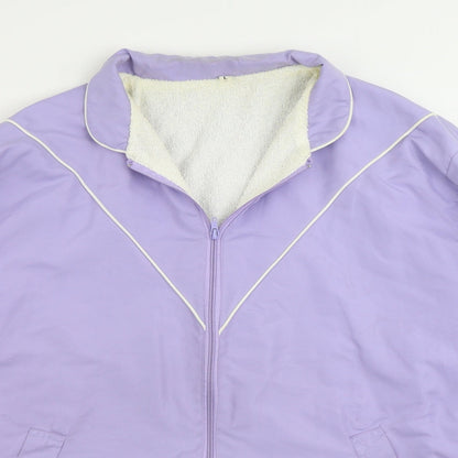 Womens UK Size L Preworn Purple Jacket