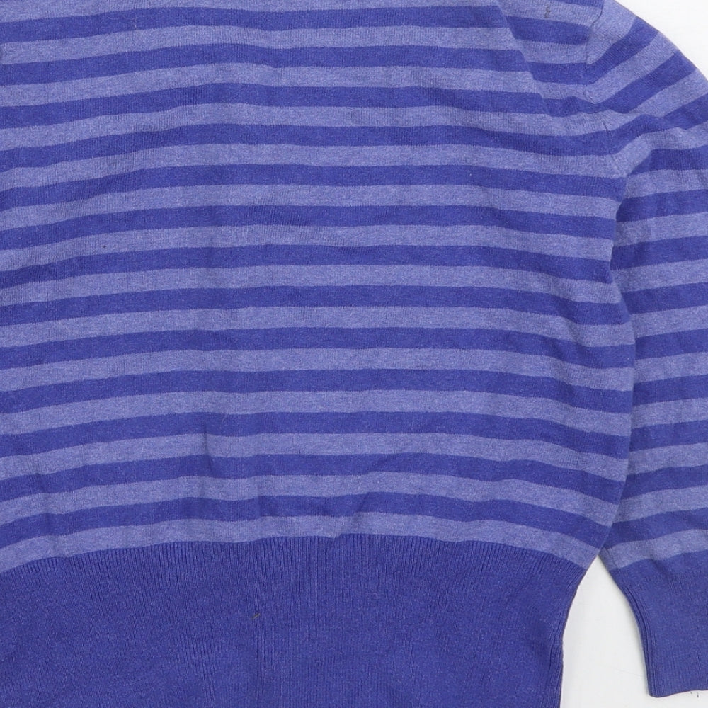Womens UK Size 10 Debenhams Blue Cardigan Jumper