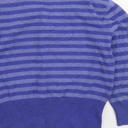 Womens UK Size 10 Debenhams Blue Cardigan Jumper