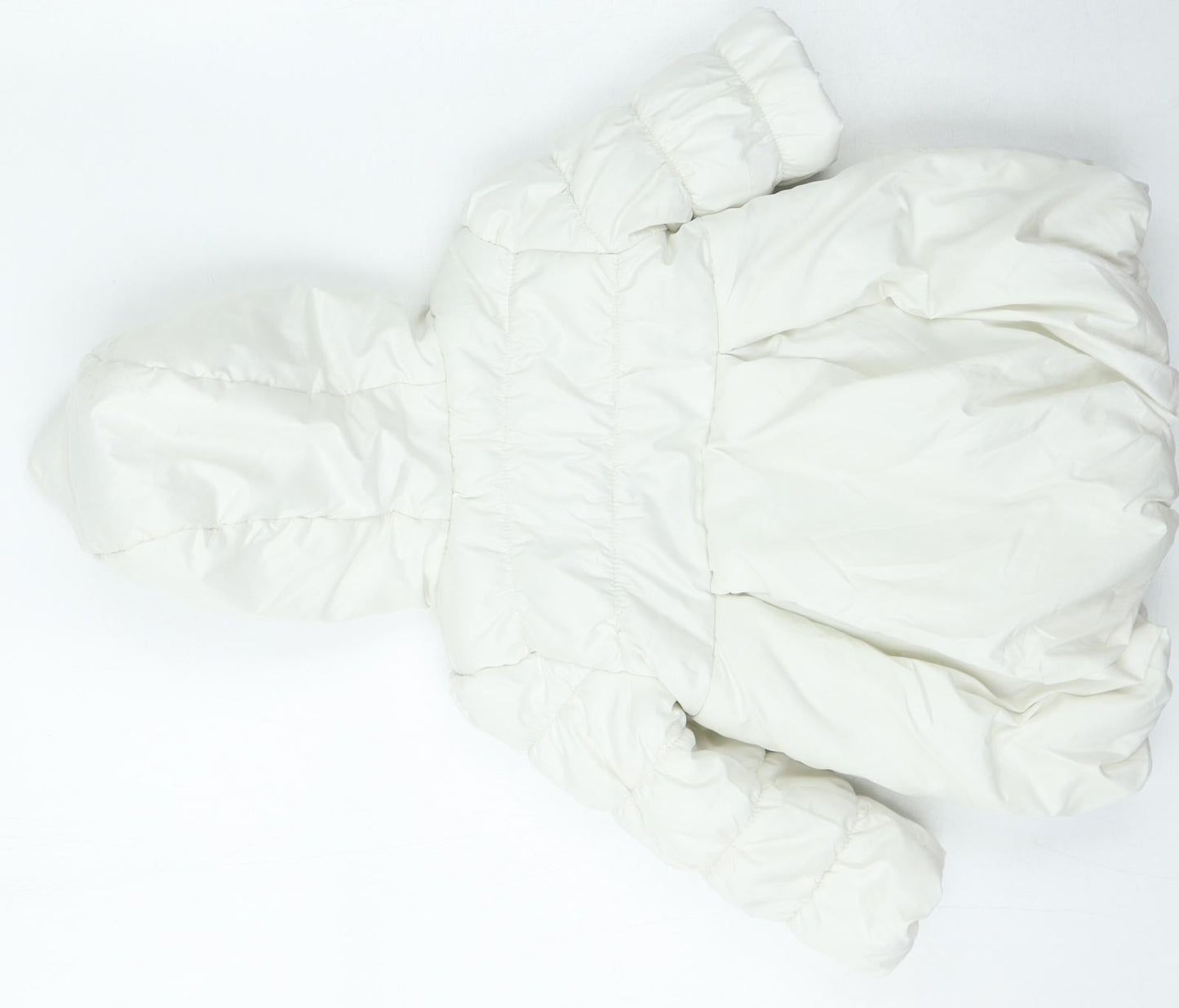 nula bug Girls White Basic Coat Coat Size 2 Years