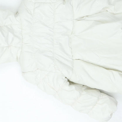 nula bug Girls White Basic Coat Coat Size 2 Years