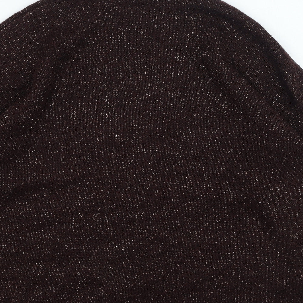 Womens UK Size 10 Warehouse Brown Pullover Jumper