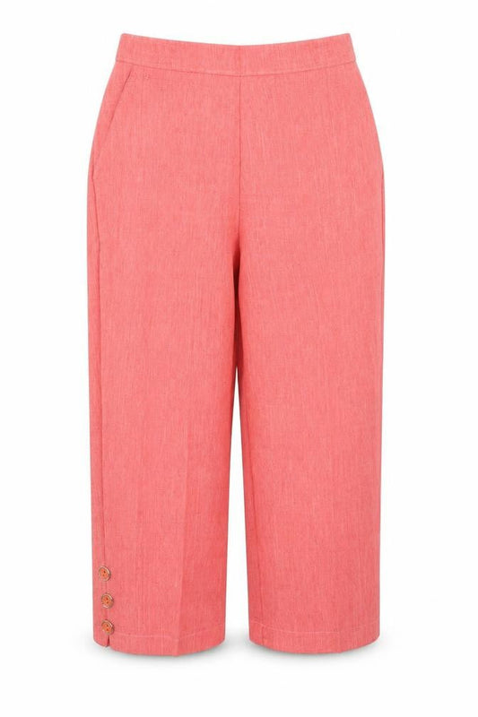 Womens UK Size 12 Classic Regular Fit  Pink Trousers