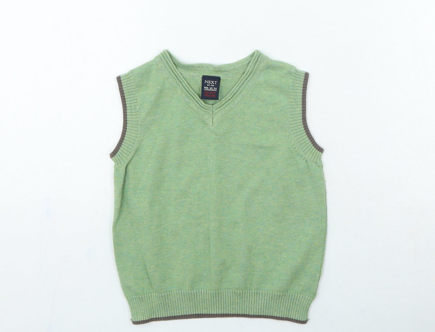 NEXT Boys Green Cotton Pullover Jumper Size 18-24 Months