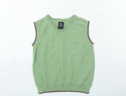 NEXT Boys Green Cotton Pullover Jumper Size 18-24 Months