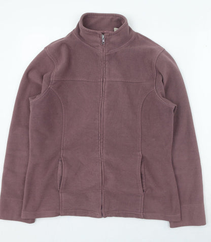 Womens UK Size 14 Preworn Purple Full Zip Jumper