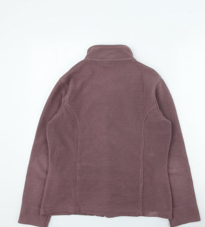 Womens UK Size 14 Preworn Purple Full Zip Jumper