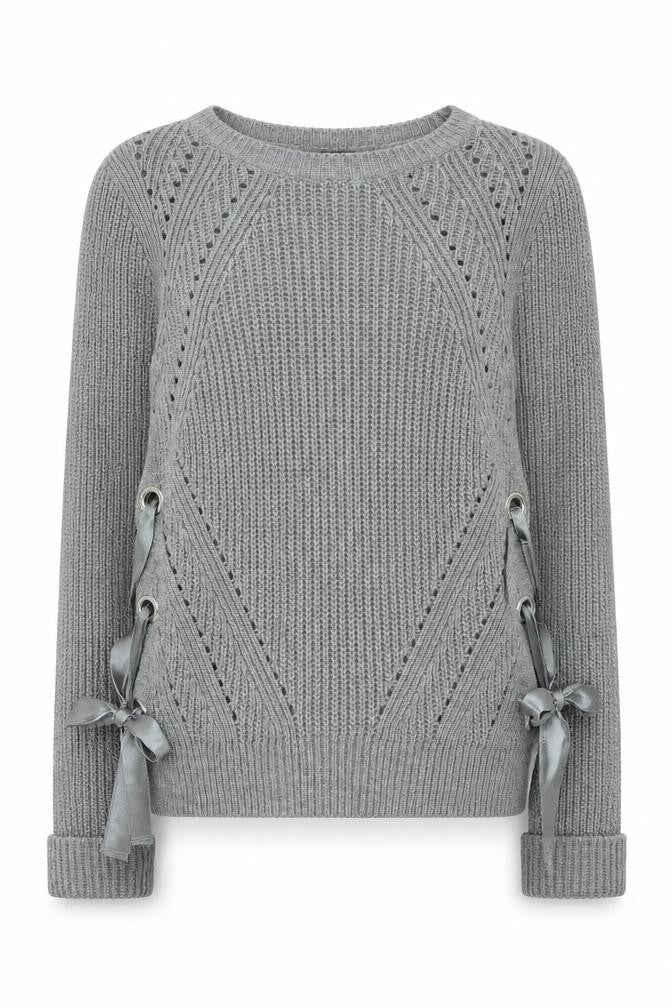 Womens UK Size XS Primark Grey Pullover Jumper