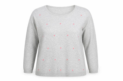 Womens UK Size 18 Bonmarché Grey Pullover Jumper