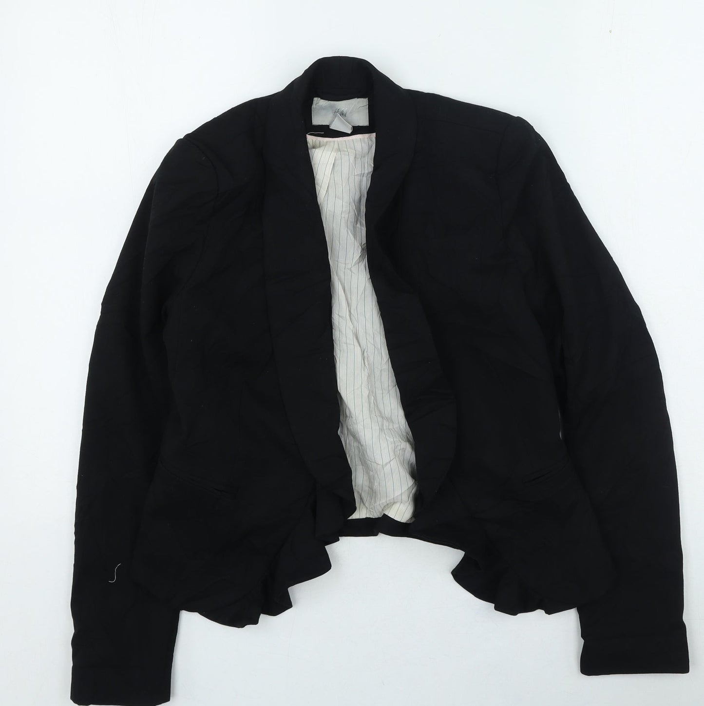 Womens UK Size 6 H&M Black Jacket