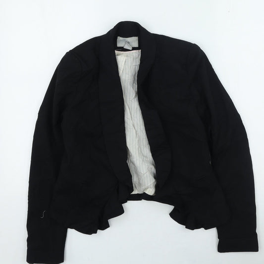 Womens UK Size 6 H&M Black Jacket