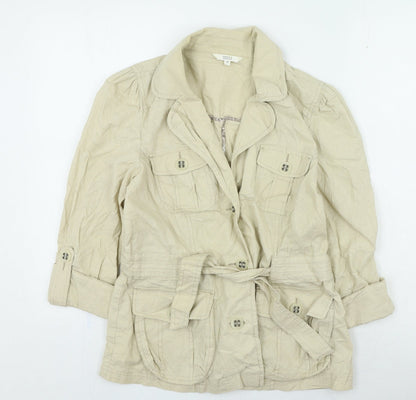Womens UK Size 12 Marks and Spencer Beige Jacket