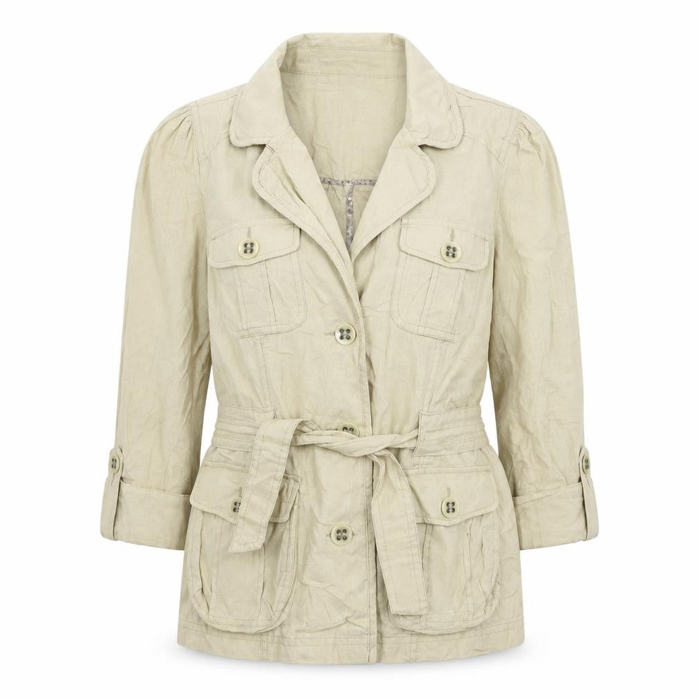 Womens UK Size 12 Marks and Spencer Beige Jacket