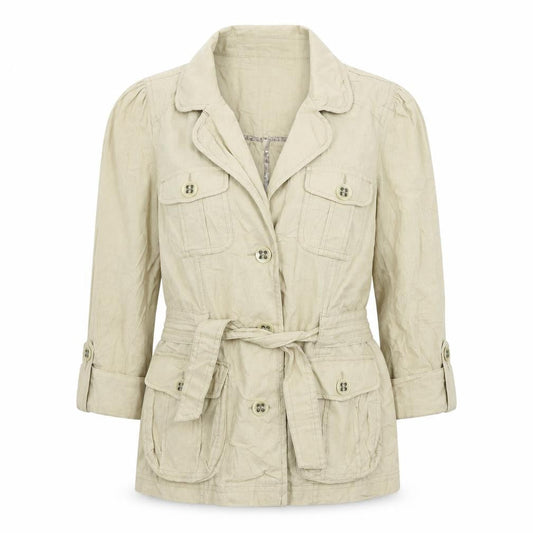 Womens UK Size 12 Marks and Spencer Beige Jacket