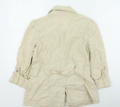 Womens UK Size 12 Marks and Spencer Beige Jacket