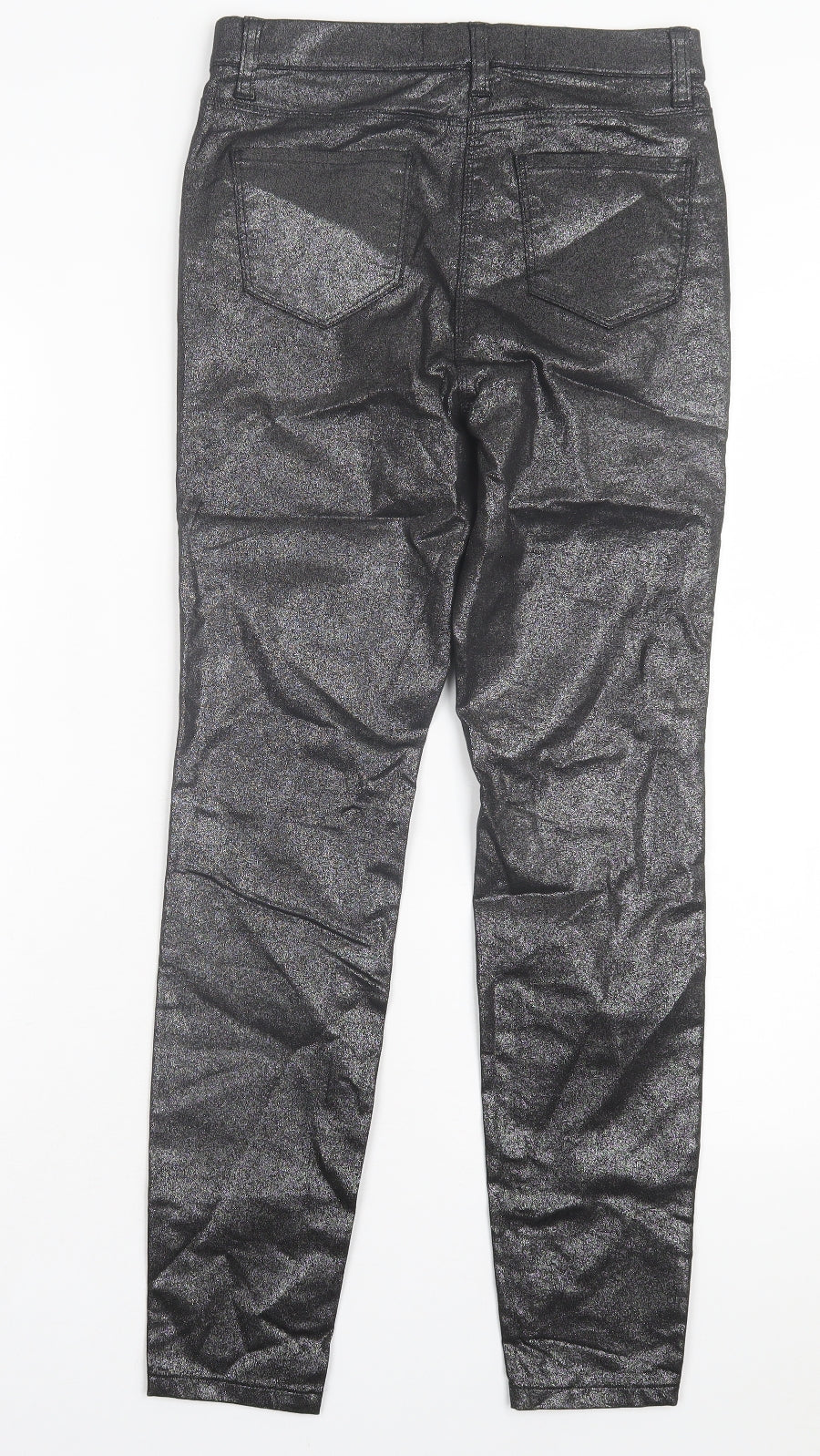 Womens UK Size 8 NEXT Regular Fit Jegging Black Trousers