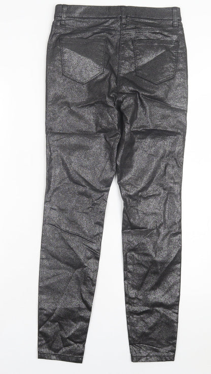 Womens UK Size 8 NEXT Regular Fit Jegging Black Trousers