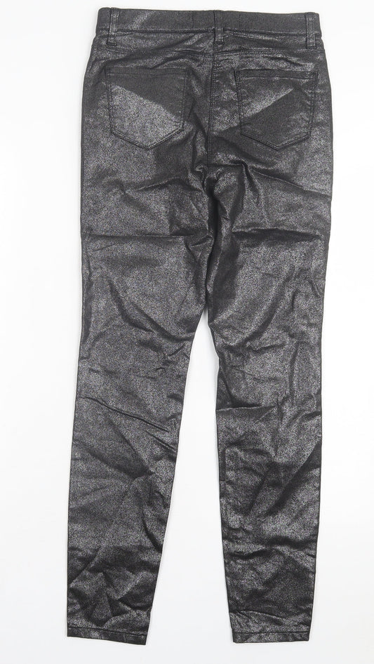 Womens UK Size 8 NEXT Regular Fit Jegging Black Trousers