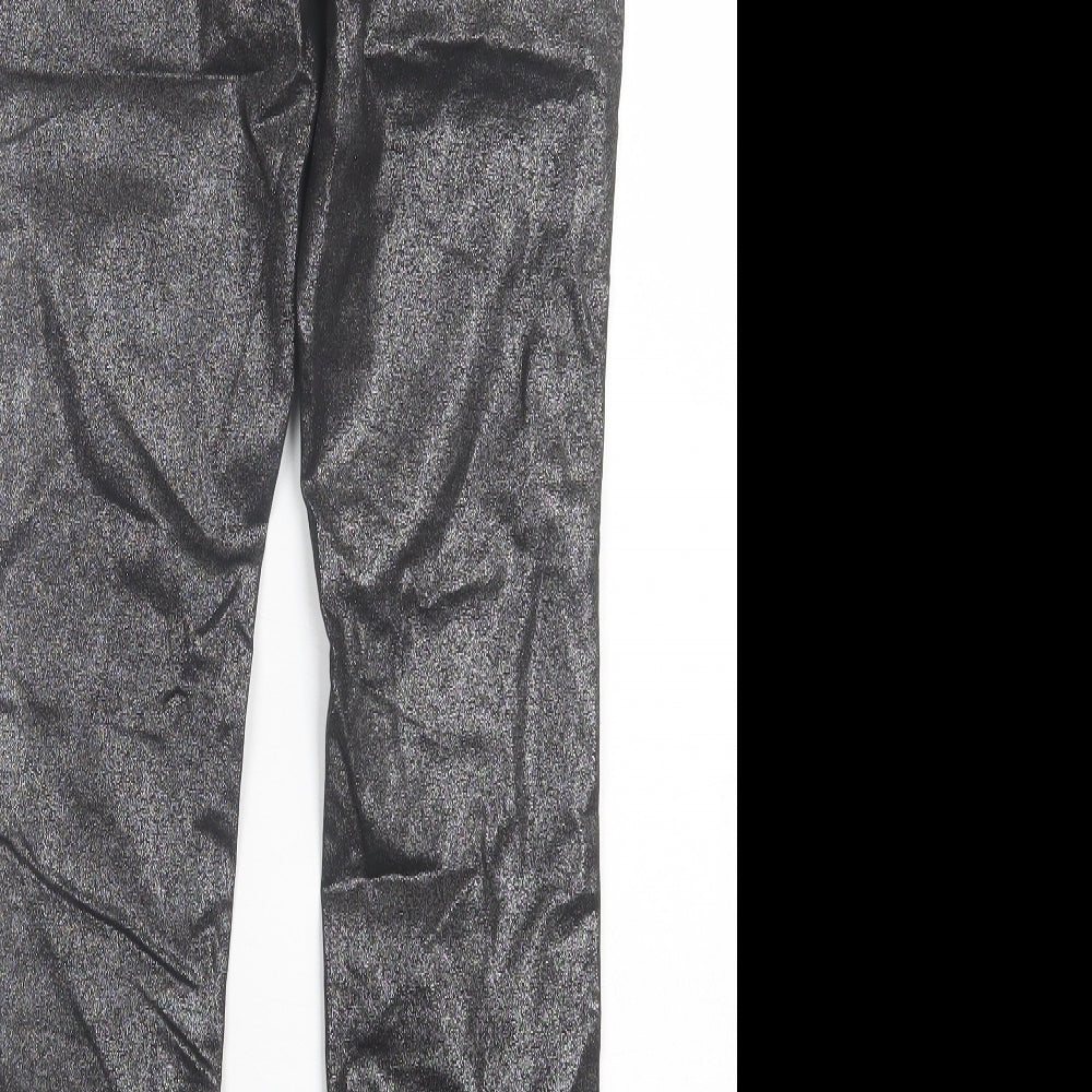 Womens UK Size 8 NEXT Regular Fit Jegging Black Trousers