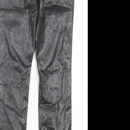 Womens UK Size 8 NEXT Regular Fit Jegging Black Trousers