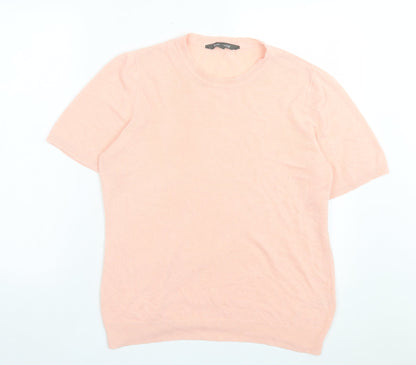 Womens UK Size 18 bonmarch Pink Basic T-Shirt