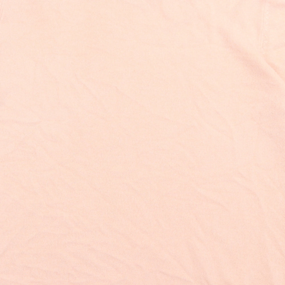 Womens UK Size 18 bonmarch Pink Basic T-Shirt