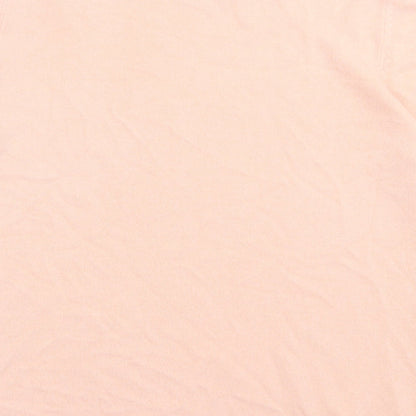 Womens UK Size 18 bonmarch Pink Basic T-Shirt