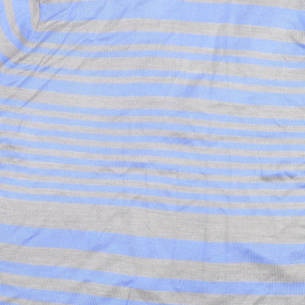 Womens UK Size L bonmarch Blue Pullover Jumper