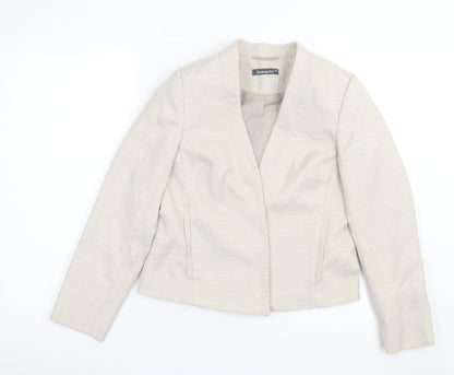 Womens UK Size 10 bonmarch Beige Jacket