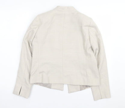 Womens UK Size 10 bonmarch Beige Jacket