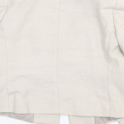 Womens UK Size 10 bonmarch Beige Jacket